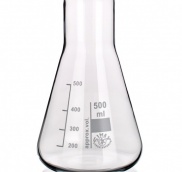 Bình tam giác miệng rộng 250ml Simax
